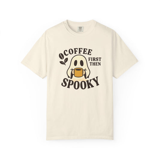 Coffee First Then Spooky | T-Shirt